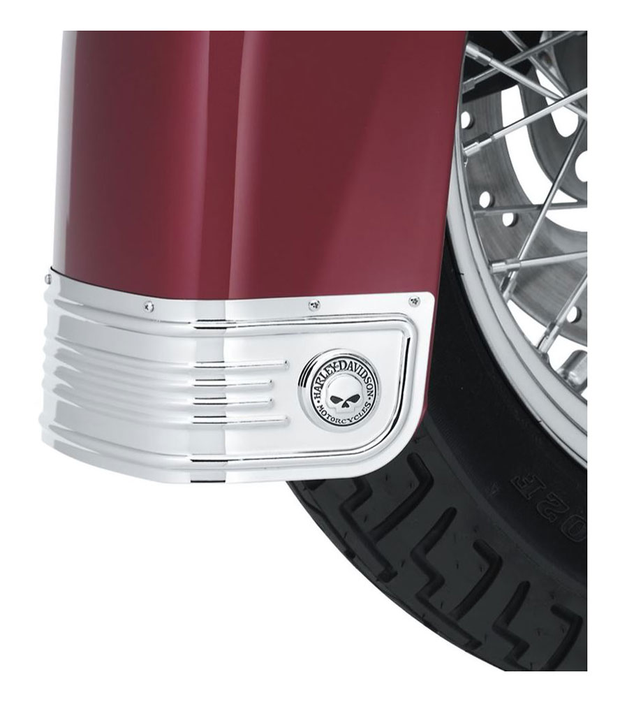 Harley-Davidson Free Shipping - Harley-Davidson Willie G Skull Front Fender Skirt, Multi Fit Item 59582-02A - Free Shipping on many products plus Orders Over $99