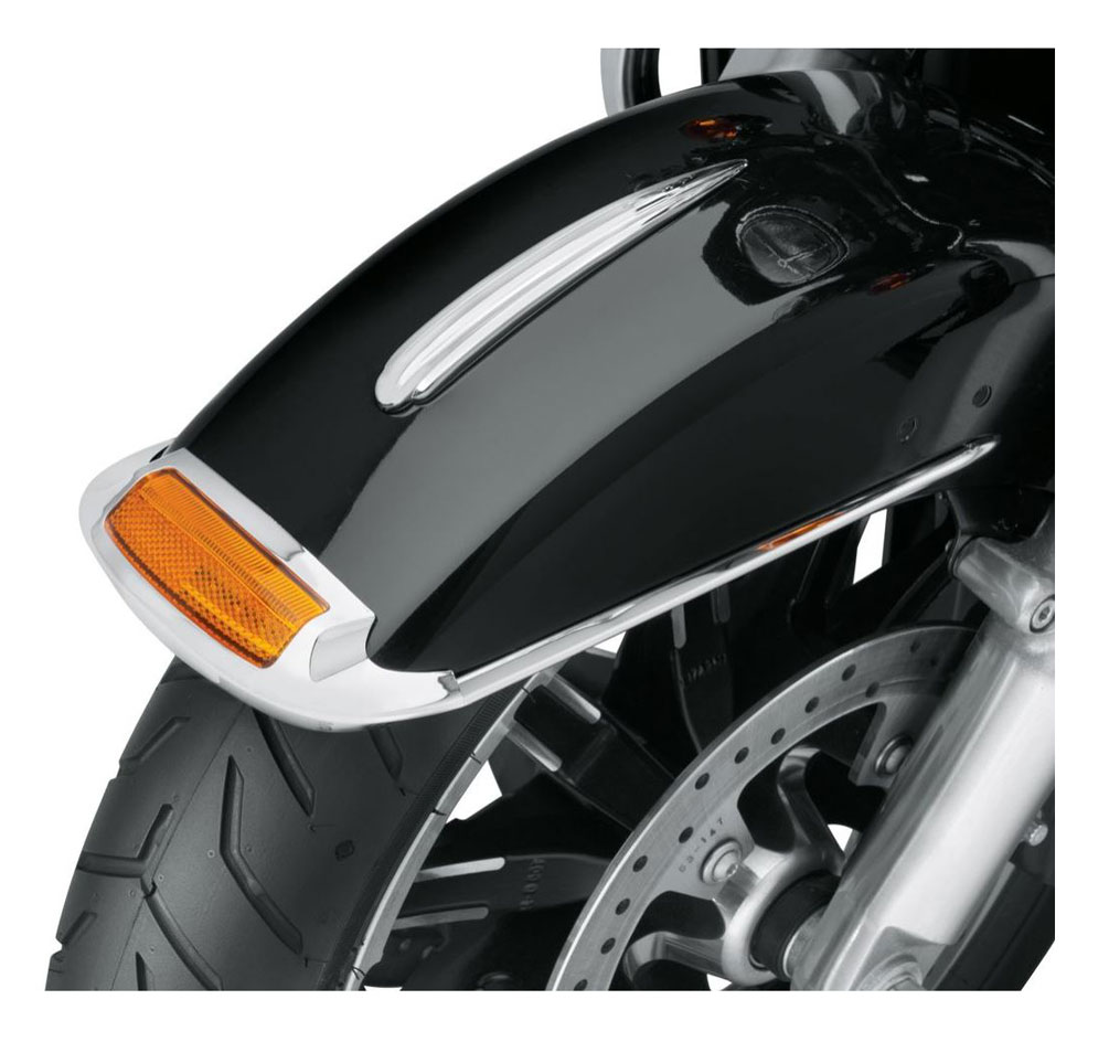 Harley-Davidson® Front Fender Trim - Chrome, Fits Softail & Touring 14100618