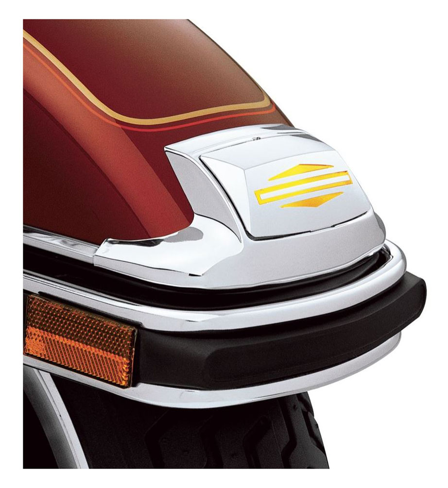 Harley-Davidson® Bar & Shield Logo Fender Tip Lens Kit - Chrome