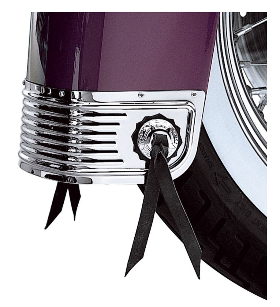 Harley-Davidson® Concho Fender Skirt -Chrome Finish, Multi-Fit