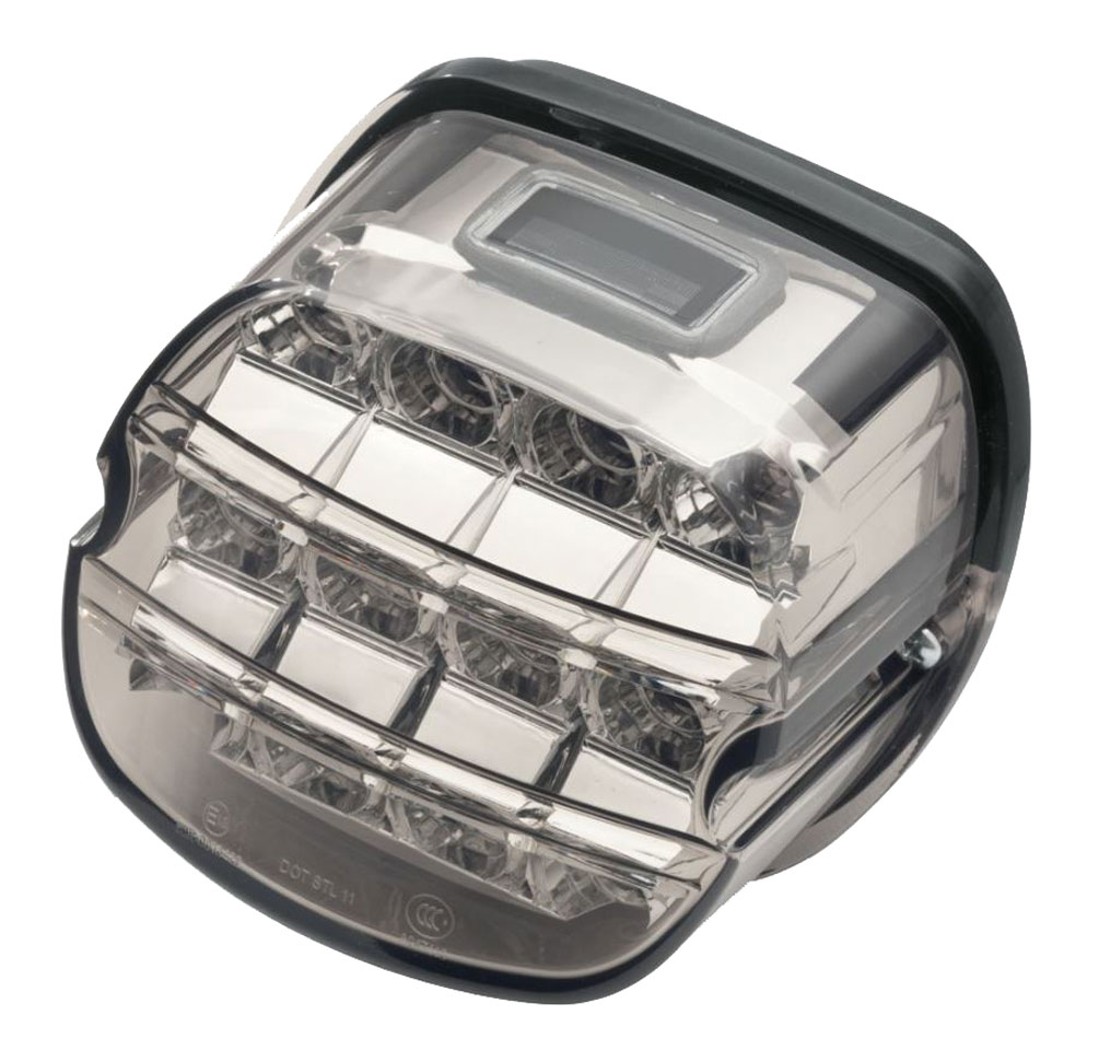 Harley-Davidson Layback LED Tail Lamp, Smoked Lens, Fits XL Models 67800356 - Wisconsin Harley-Davidson
