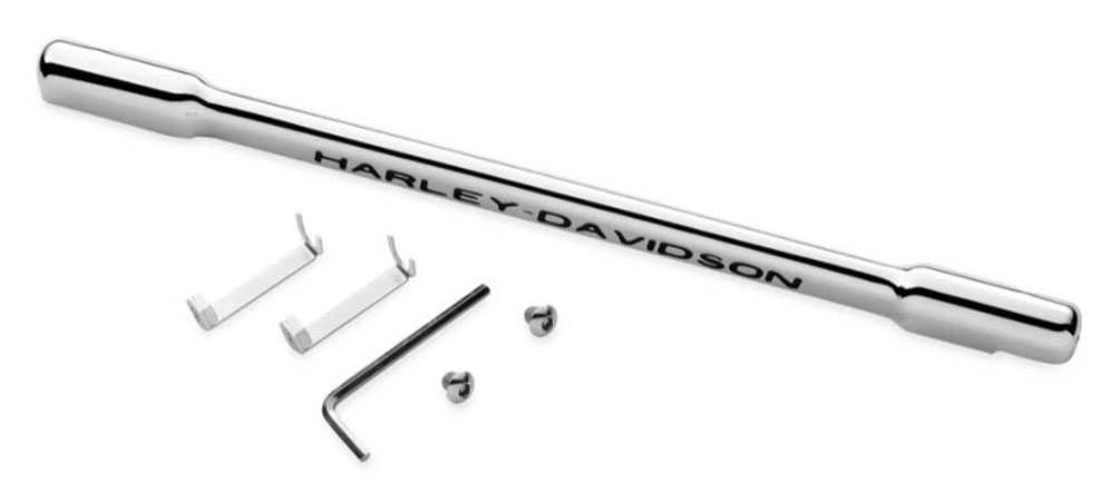 Harley-Davidson Script Gear Shifter Linkage Cover - Chrome Finish 46303-01 - Wisconsin Harley-Davidson