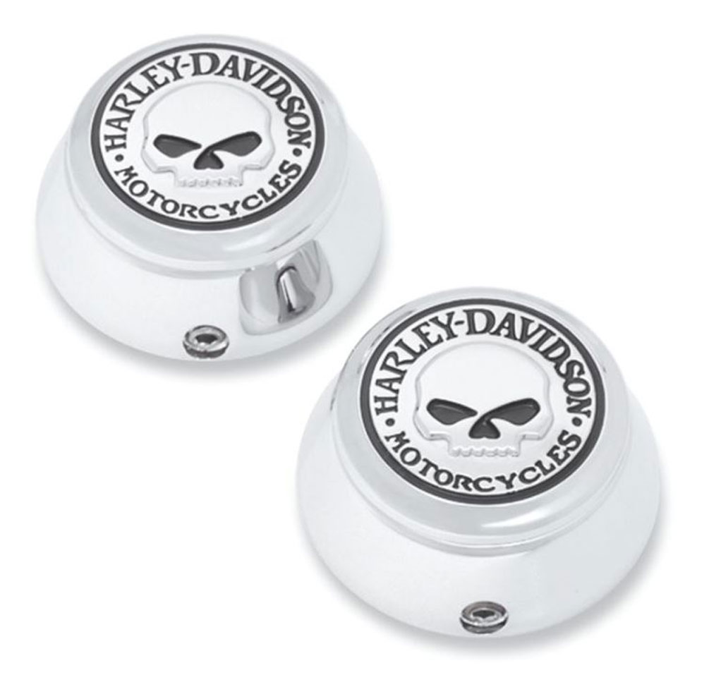 Skull Swingarm Pivot Bolt Cover Kit 