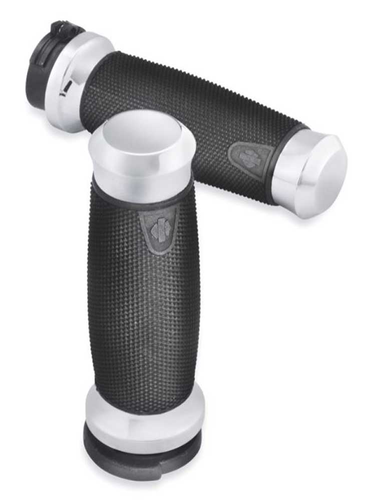 Harley-Davidson Get-A-Grip Hand Grips - Chrome Finish, Magnum 1.6 inch 56100009 - Wisconsin Harley-Davidson