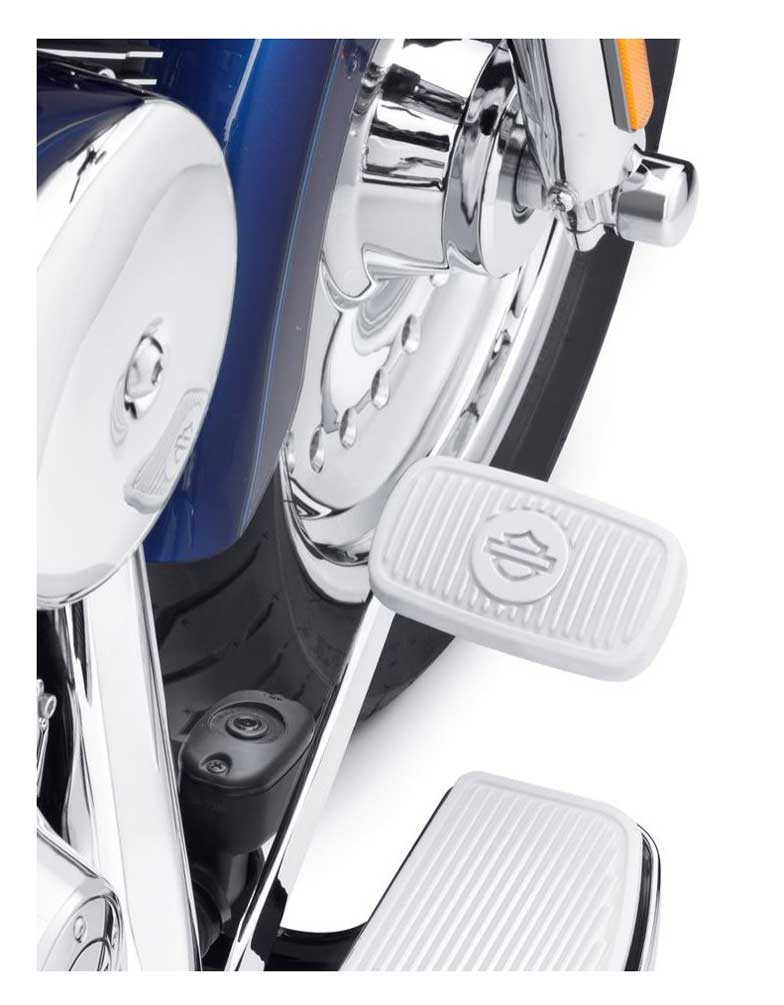 Harley-Davidson Free Shipping - Harley-Davidson Vintage White Large Brake Pedal Pad - White Finish 50600157 - Free Shipping on many products plus Orders Over $99