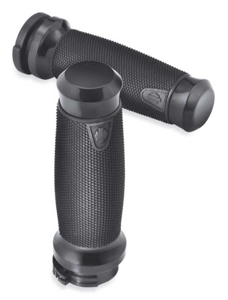 Harley-Davidson Get-A-Grip Hand Grips - Gloss Black, Magnum 1.6 inch 56100036 - Wisconsin Harley-Davidson