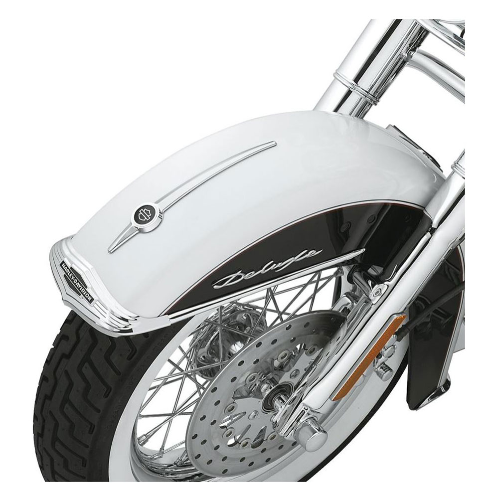 Harley-Davidson® Bar & Shield Front Fender Spear - Large, Chrome