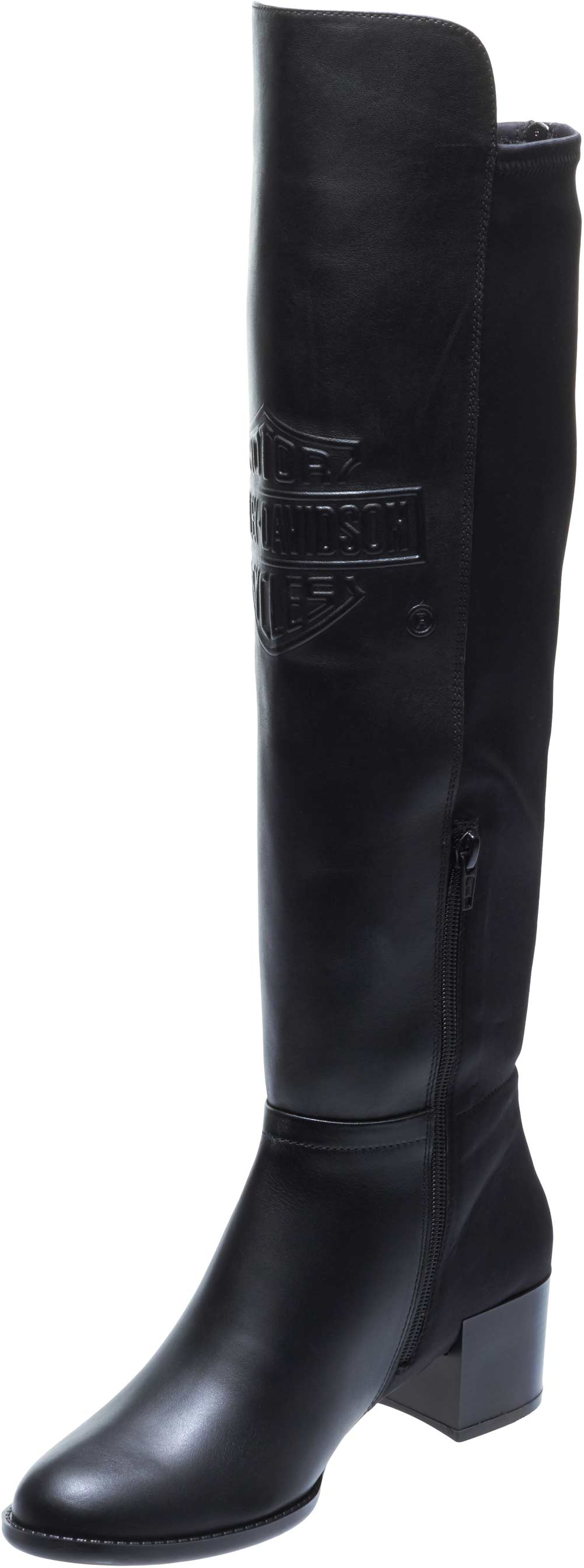 Harley-Davidson Free Shipping - Harley-Davidson Women's Delwood 18-Inch Knee-Hi Black Motorcycle Boots D84111 - Free Shipping on many products plus Orders Over $99