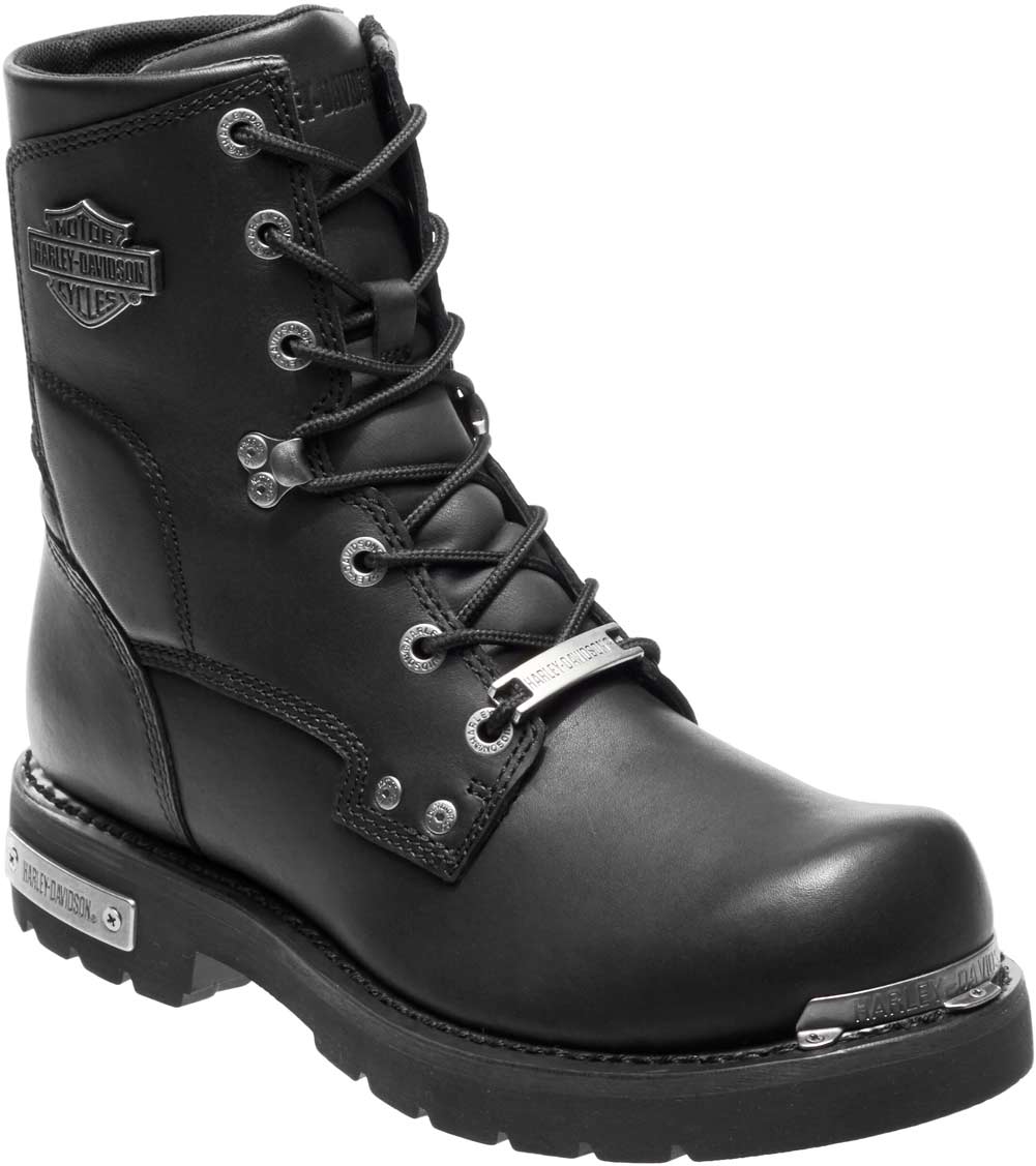 Harley-Davidson Men's Westford Black Leather Motorcycle Boots D96138 - Wisconsin Harley-Davidson