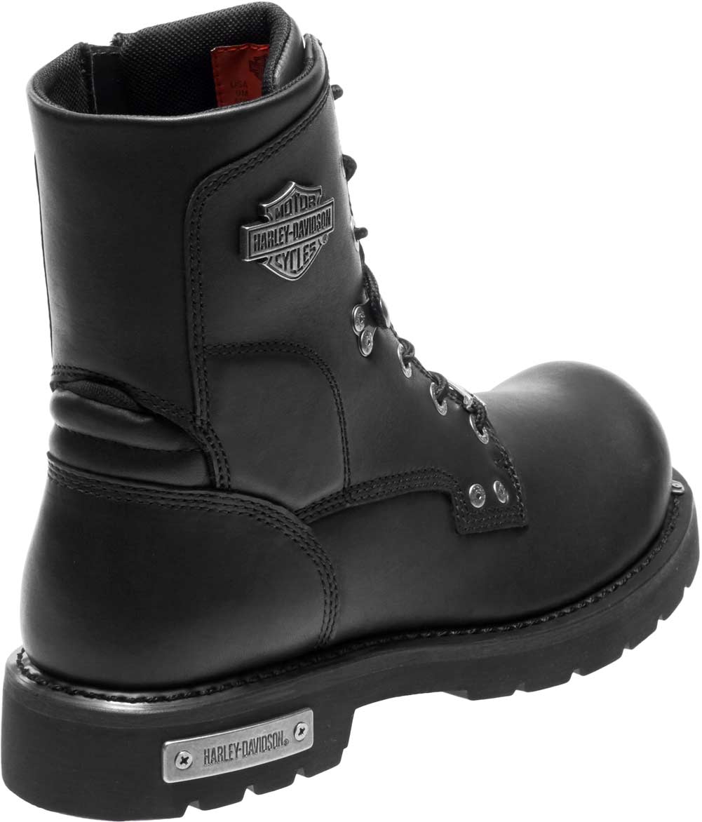 Harley-Davidson Men's Westford Black Leather Motorcycle Boots D96138 - No Hassle Returns at Wisconsin Harley