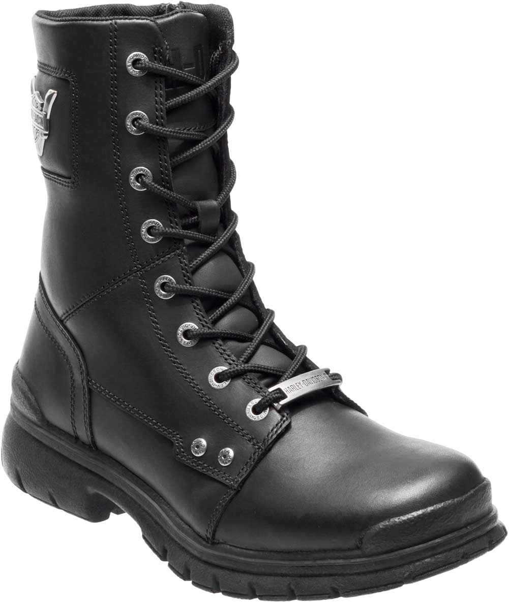 Harley-Davidson® Men's Duntley 8-Inch Black Motorcycle Boots