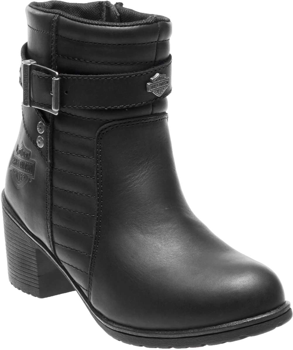 womens black leather motorcycle boots