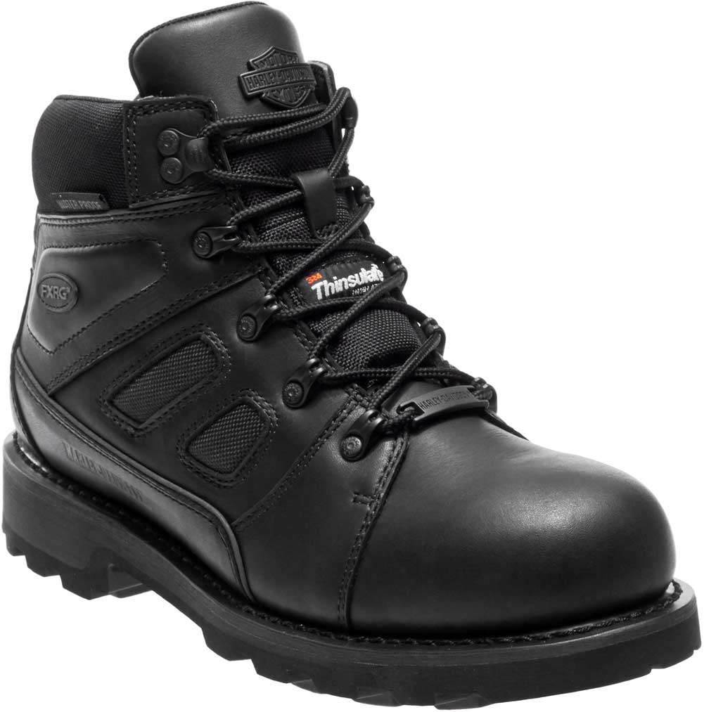 Harley-Davidson Men's Edison FXRG Black Waterproof Motorcycle Boots D96139 - Wisconsin Harley-Davidson