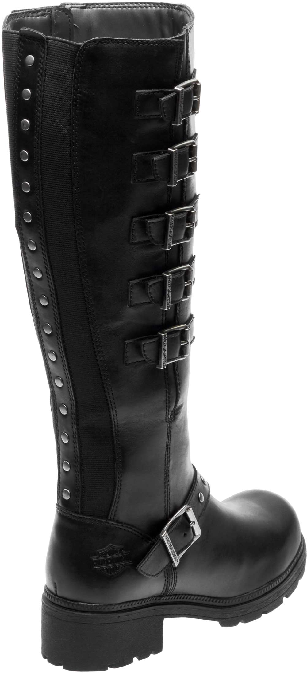 Harley-Davidson Women's Glassford 11-Inch Black Mid-Calf Motorcycle Boots D84018 - No Hassle Returns at Wisconsin Harley