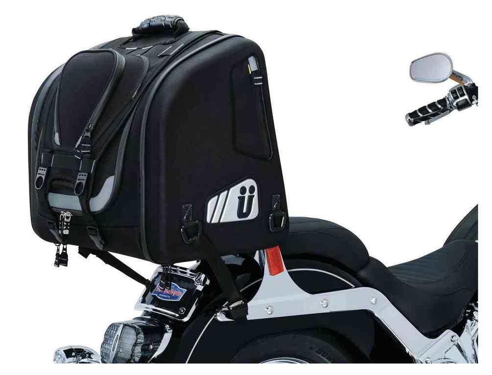 Harley-Davidson Free Shipping - Kuryakyn XKursion XS3.0 Motorcycle Seat / Rack Bag - Black, 18.5 x 13 x 17 5270 - Free Shipping on many products plus Orders Over $99