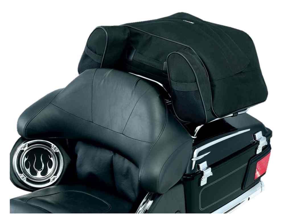 Kuryakyn Deluxe Convertible Luggage Rack Bag - Black, 21.5 x 9.5 x 8 inches 4162 - Largest Selection of Harley-Davidson Products