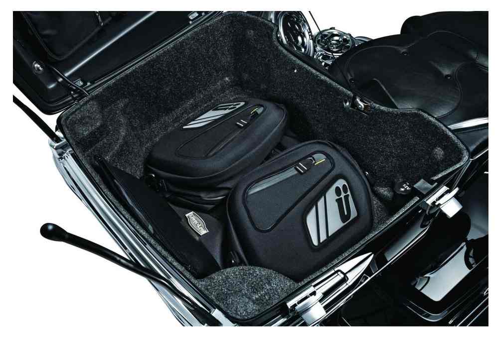 Kuryakyn XKursion XR1.0 Motorcycle Roll Rack Bag - Black, 21.5 x 11 x 9.5 5279 - No Hassle Returns at Wisconsin Harley