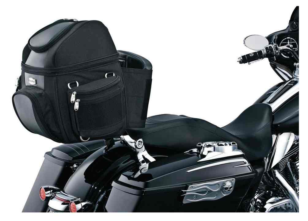 Kuryakyn Motorcycle GranTour Rack Bag - Black, 14 x 20 x 18 inches 4141