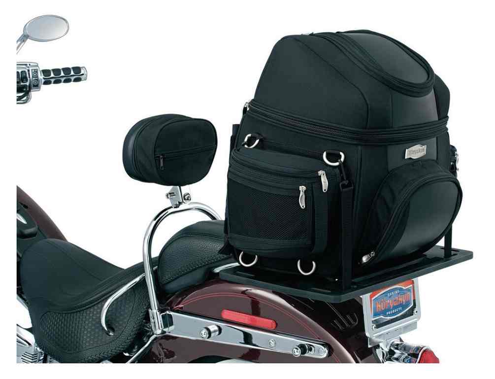 Harley-Davidson Free Shipping - Kuryakyn Motorcycle GranTour Rack Bag - Black, 14 x 20 x 18 inches 4141 - Free Shipping on many products plus Orders Over $99