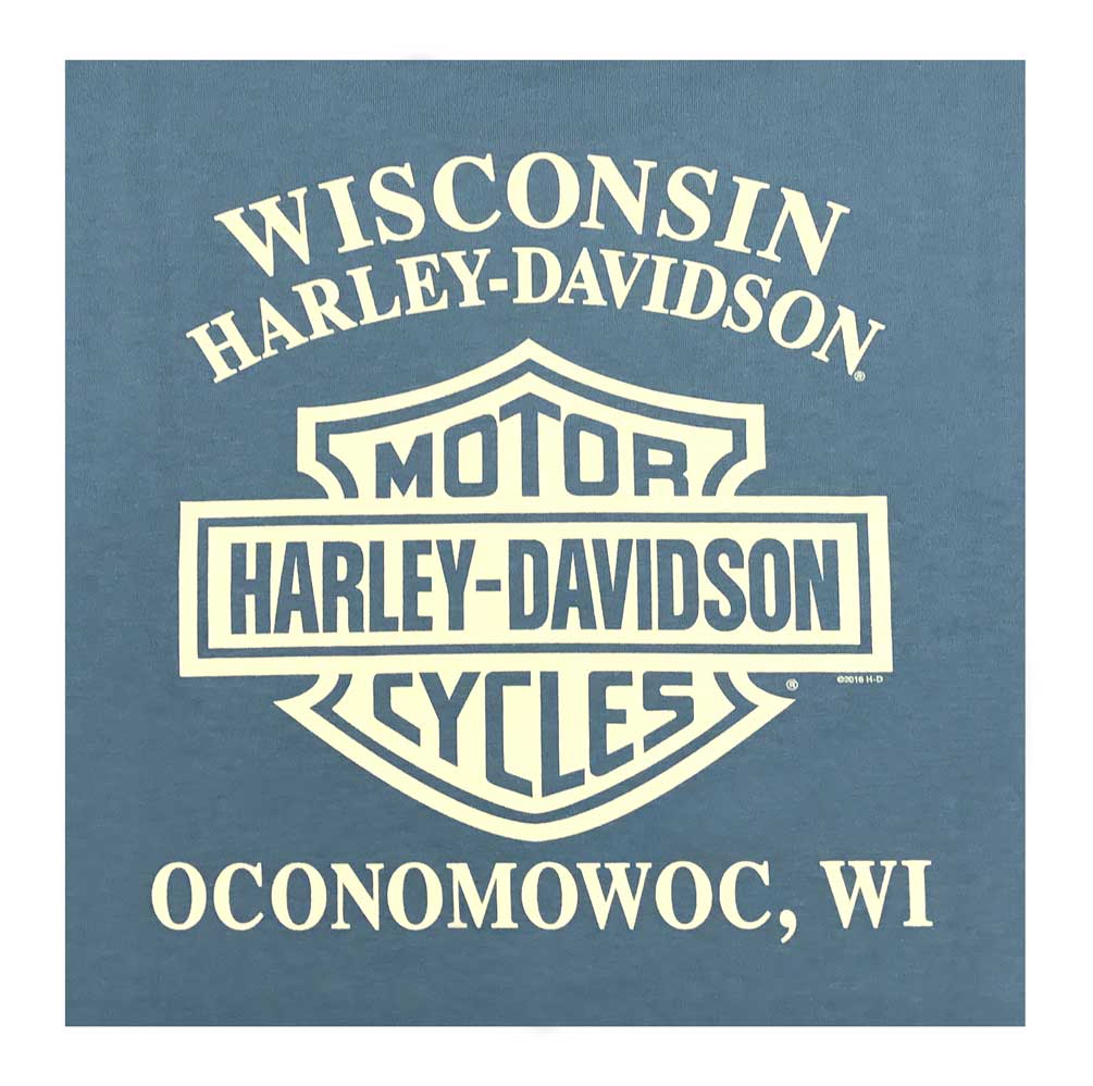 Harley-Davidson Free Shipping - Harley-Davidson Men's Wretched Plugs Short Sleeve T-Shirt, Blue Haze 5N35-HC6P - Free Shipping on many products plus Orders Over $99
