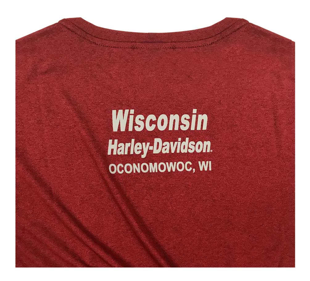 Harley-Davidson Free Shipping - Harley-Davidson Men's Screw Work Performance Short Sleeve Shirt, Red 5N36-HC7R - Free Shipping on many products plus Orders Over $99