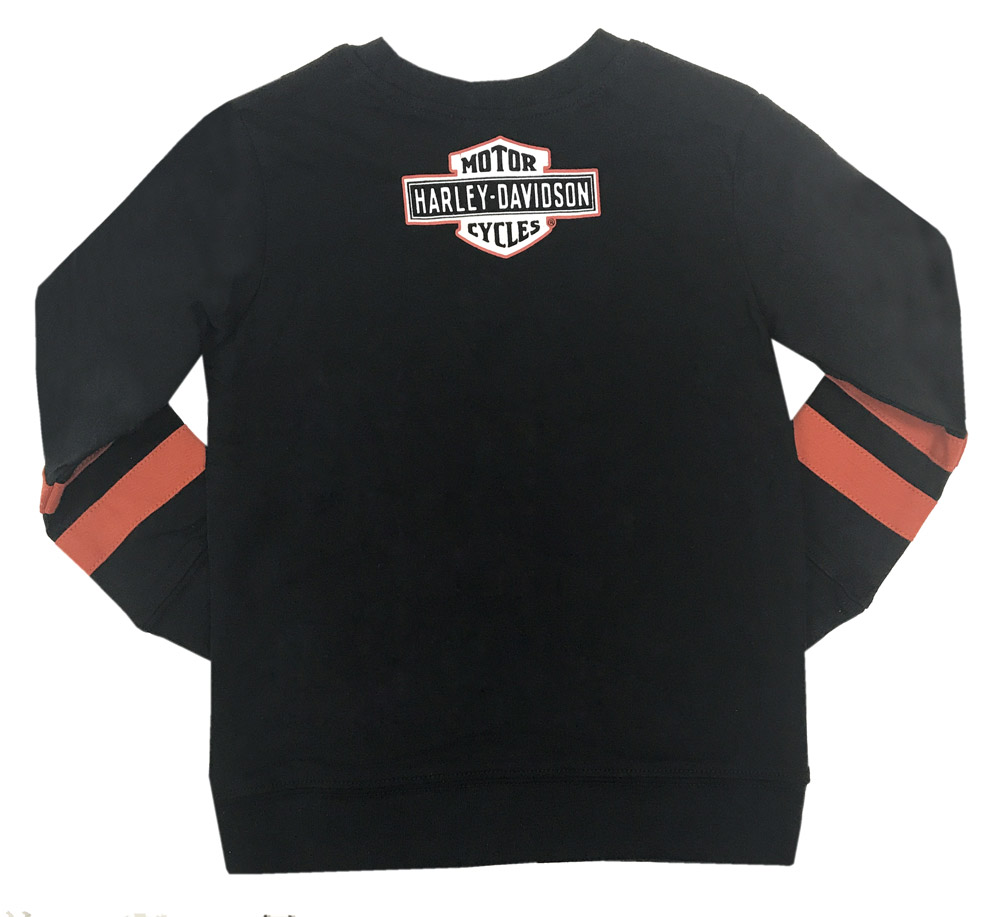Harley-Davidson Free Shipping - Harley-Davidson Little Boys' H-D Long Sleeve Jersey Shirt, Black 1074641 - Free Shipping on many products plus Orders Over $99