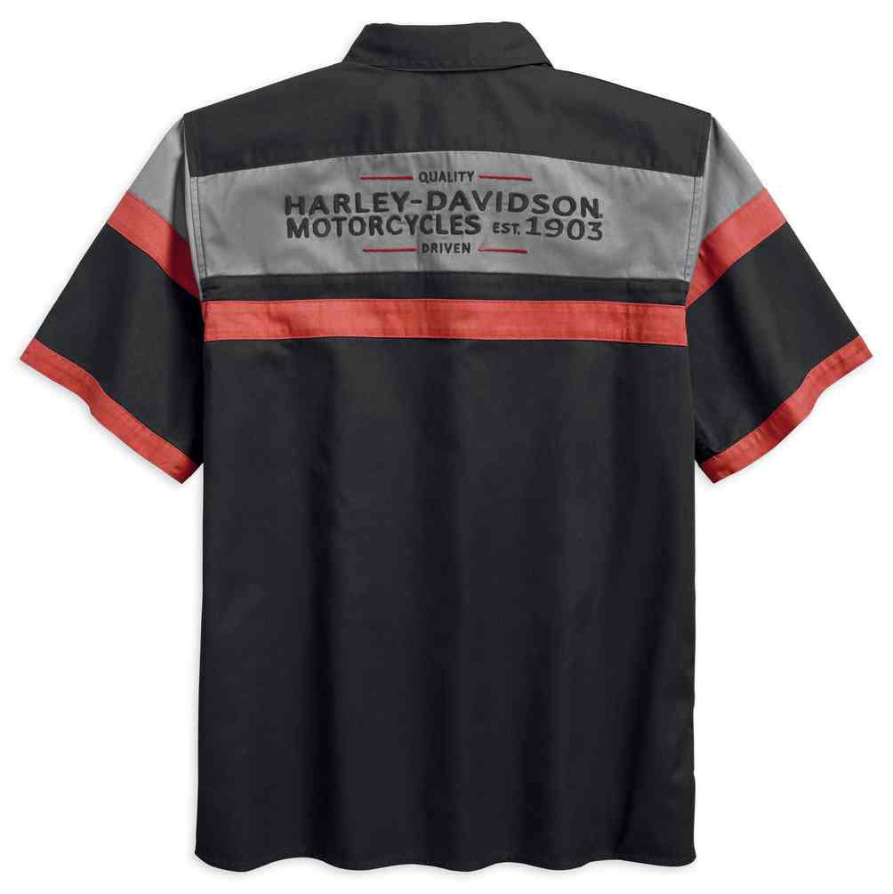 Harley-Davidson® Men's H-D Colorblock Garage Short Sleeve Shirt