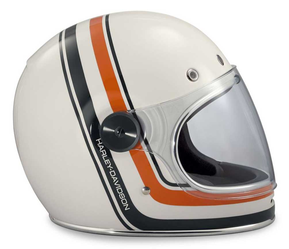 Harley-Davidson Free Shipping - Harley-Davidson Men's Vintage Stripe B06 Full-Face Helmet, White 98145-18VX - Free Shipping on many products plus Orders Over $99