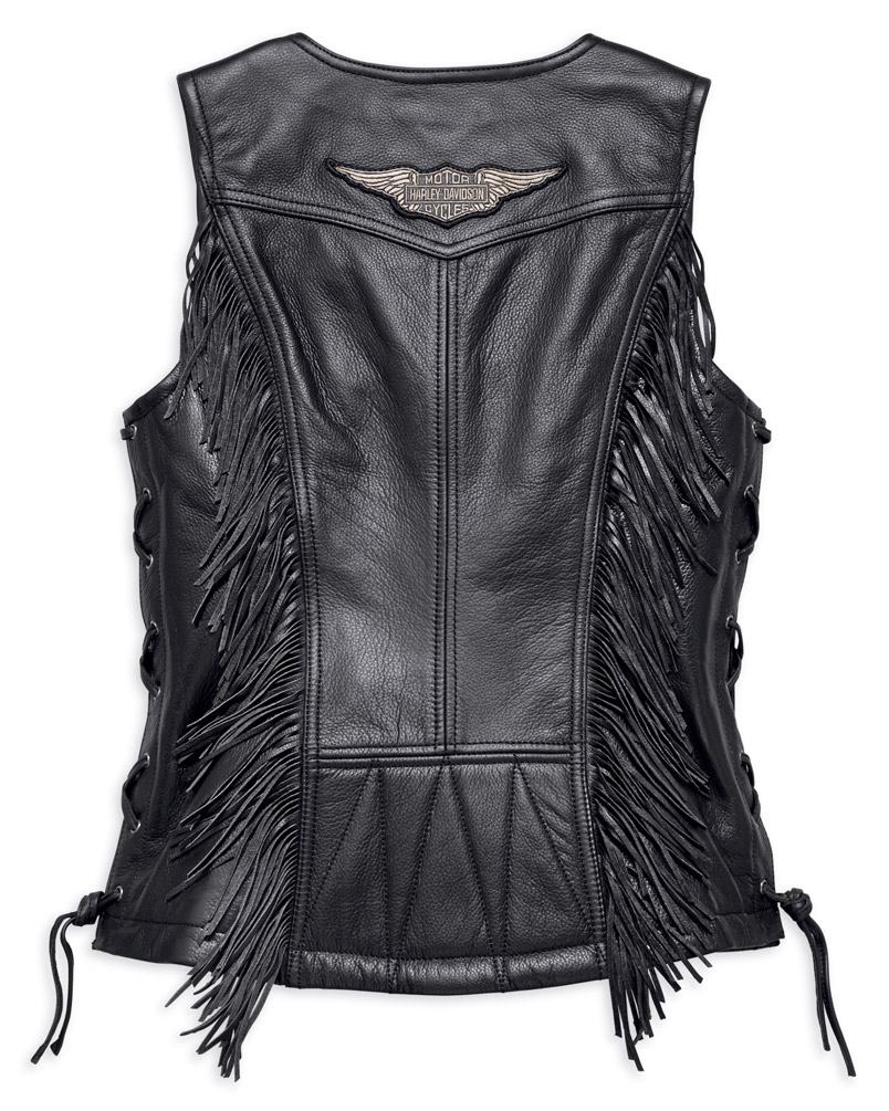 Harley-Davidson® Women's Boone Fringed Side Lace Leather
