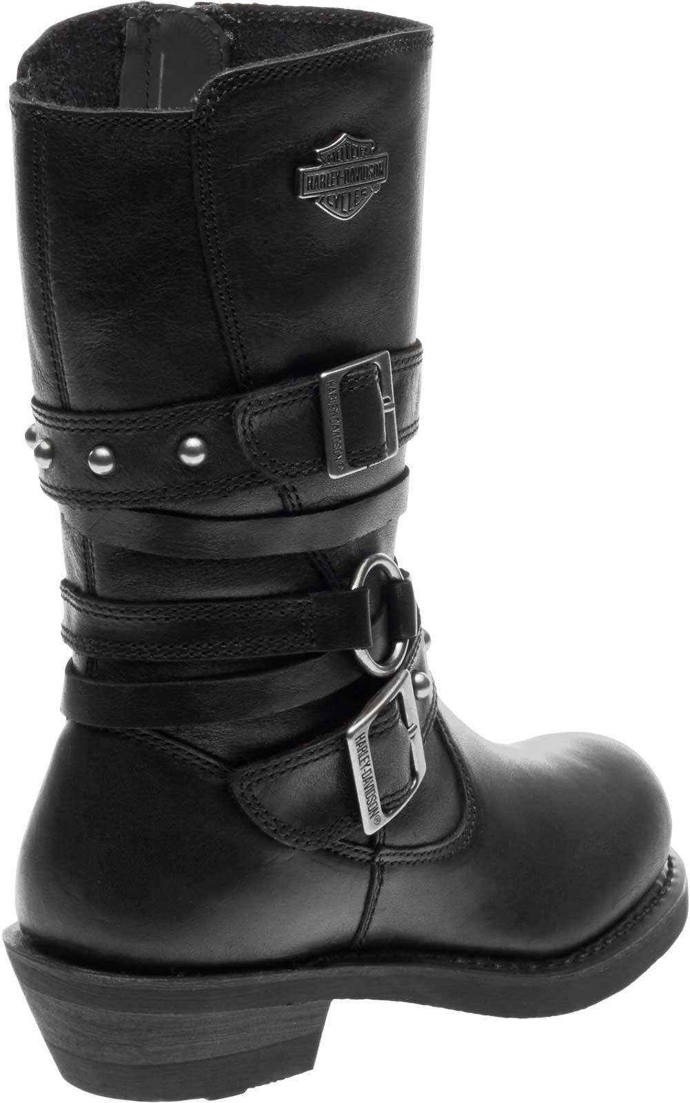 Harley-Davidson Women's Ardwick 9-Inch Black Leather Motorcycle Boots D84103 - No Hassle Returns at Wisconsin Harley
