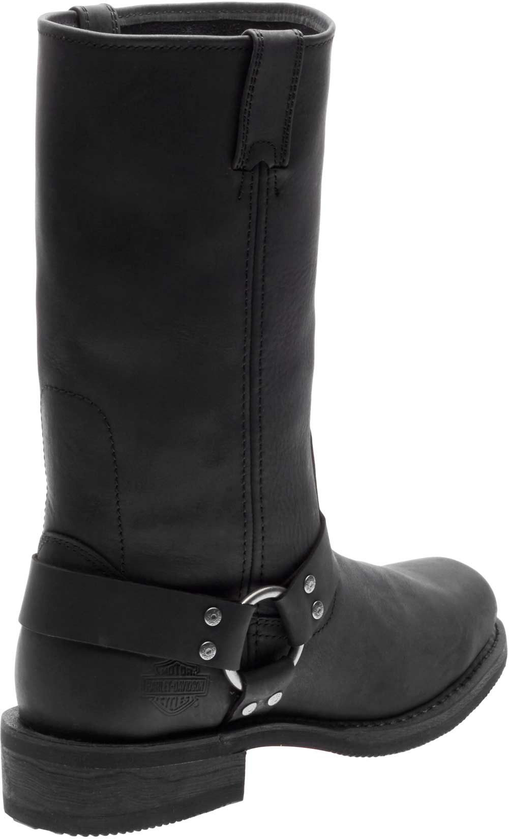 black motorcycle boots