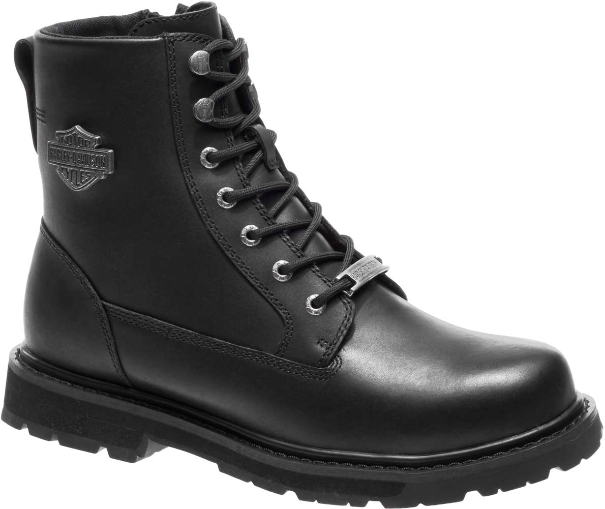 Harley-Davidson® Men's Cartbridge 6.5-Inch Black Motorcycle Boots