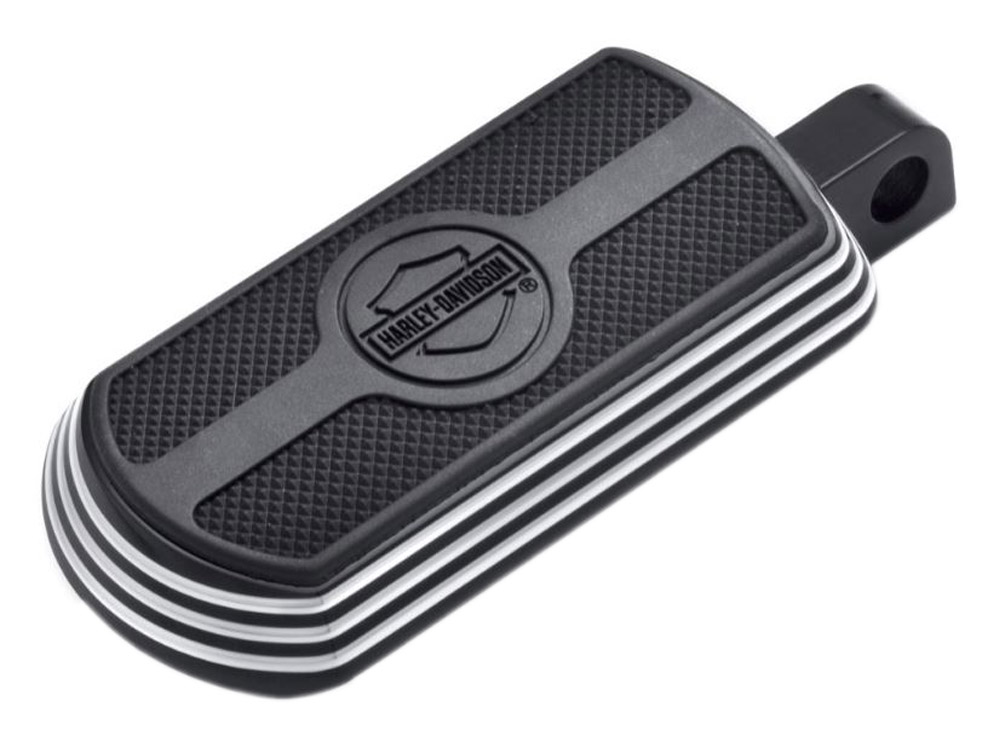 Harley-Davidson Burst Rectangular Footpegs, Fits H-D Male Mount-Style 50500367 - Wisconsin Harley-Davidson