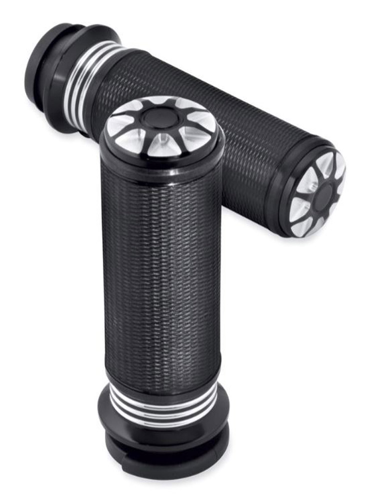 Harley-Davidson® Burst Hand Grips, Fits Touring & Softail Models