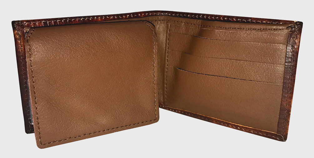 Harley-Davidson Free Shipping - Mascorro Motorcycle Men's Billfold Wallet Genuine Leather Made in US - Free Shipping on many products plus Orders Over $99