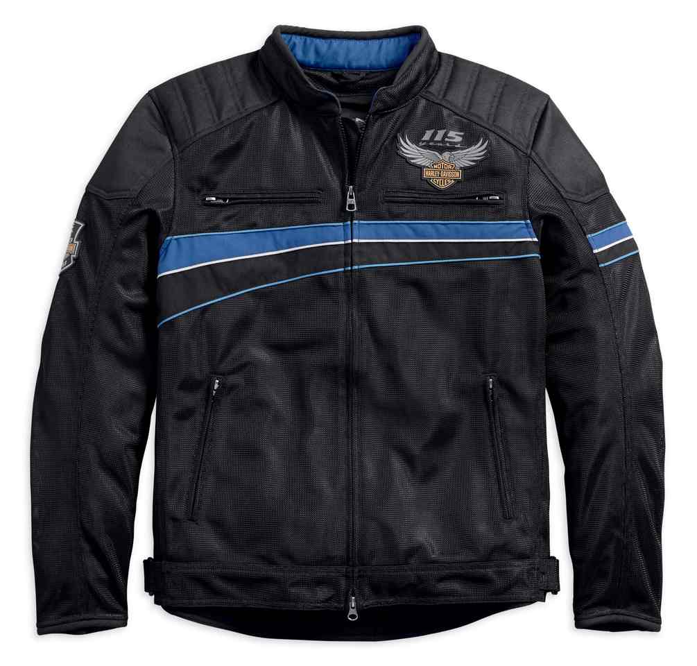 Harley-Davidson® Men's 115th Anniversary Mesh Riding Jacket