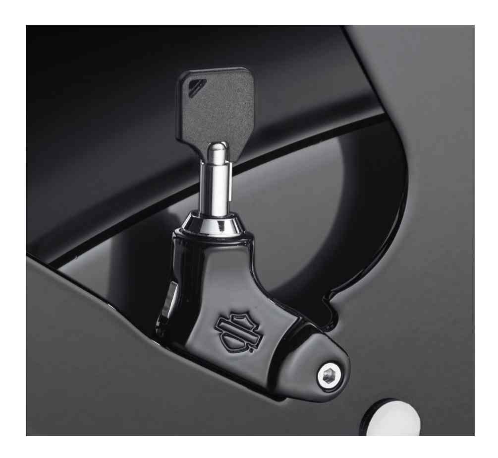 Harley-Davidson® HoldFast Locking Latch - Black Finish, Softail