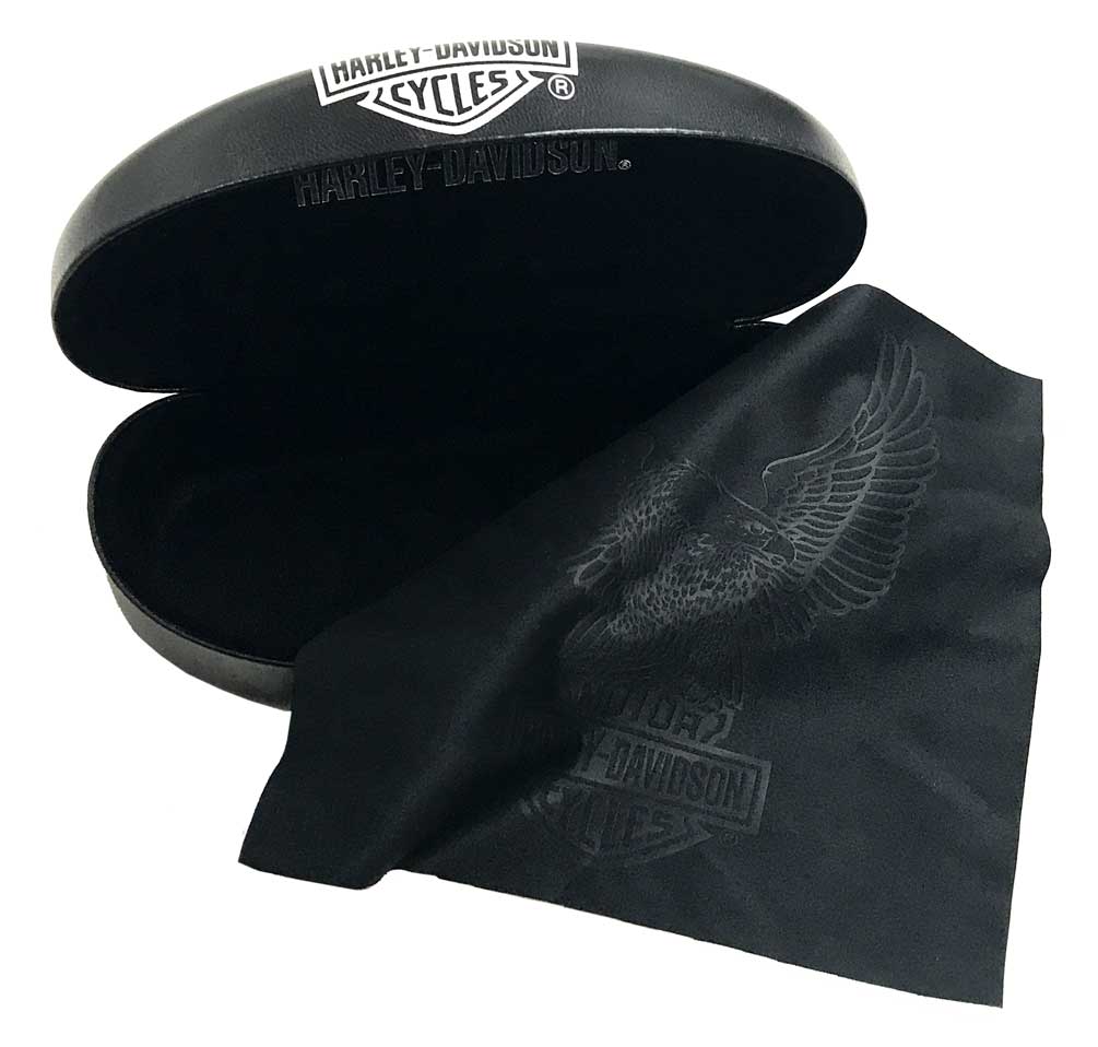 Harley-Davidson Free Shipping - Harley-Davidson Sunglasses Case Eagle Bar & Shield Hard Case w/ Microfiber Cloth - Free Shipping on many products plus Orders Over $99