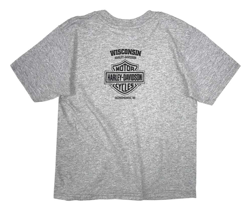 Harley-Davidson Free Shipping - Harley-Davidson Little Boys' Attitude Eagle Short Sleeve Toddler T-Shirt, Gray - Free Shipping on many products plus Orders Over $99