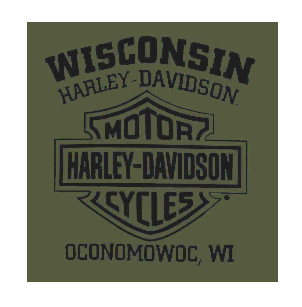 Harley-Davidson Free Shipping - Harley-Davidson Men's Vintage Shadow Bike Short Sleeve T-Shirt, Military Green - Free Shipping on many products plus Orders Over $99