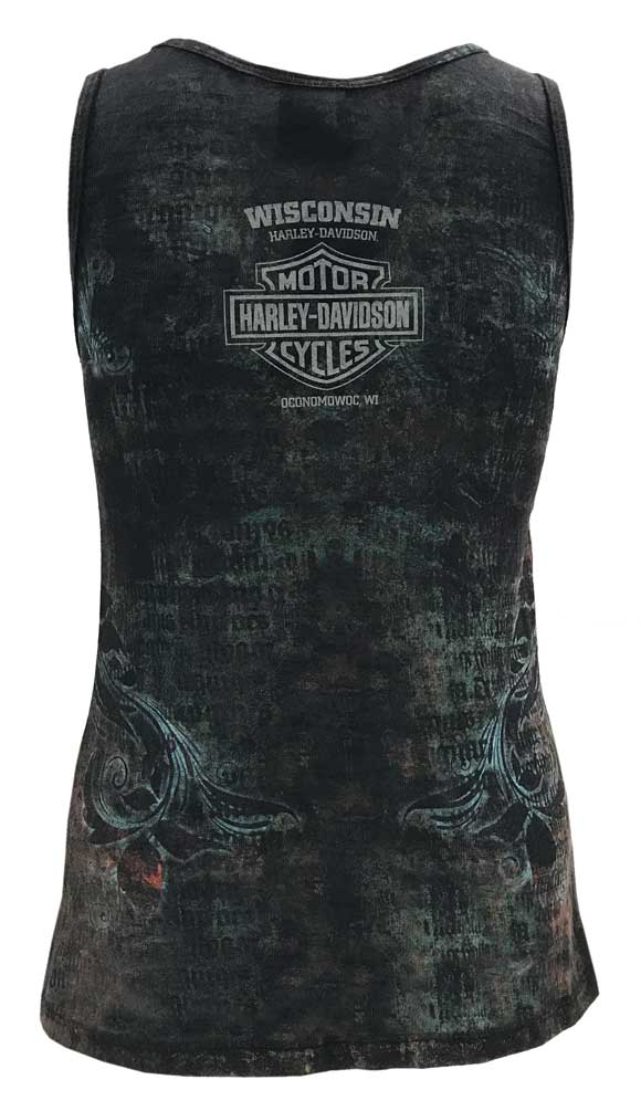 Harley-Davidson Free Shipping - Harley-Davidson Women's Road Candy Embellished Premium Sleeveless Tank, Black - Free Shipping on many products plus Orders Over $99