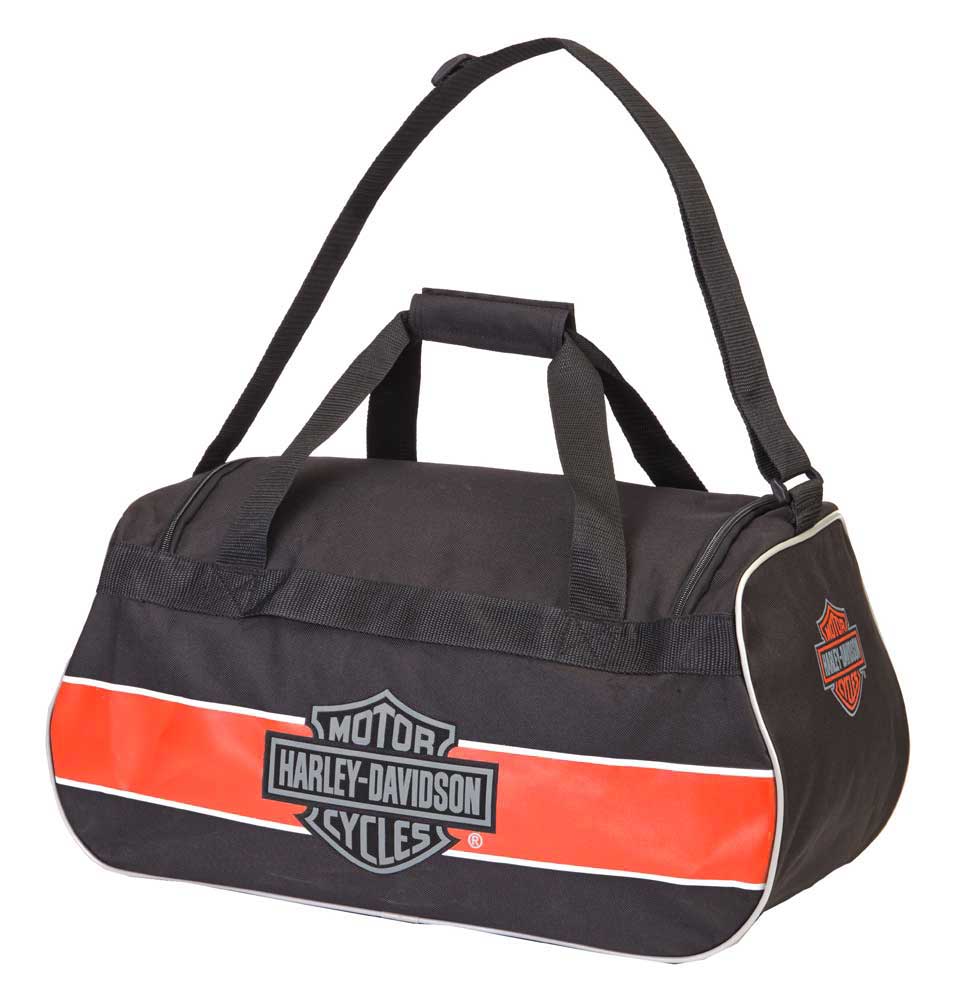 harley davidson leather duffle bag