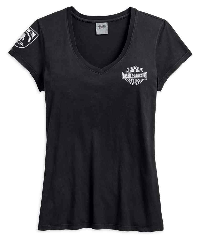 Harley-Davidson Women's Wounded Warrior Project Stars & Stripes Tee 99060-17VW - Wisconsin Harley-Davidson