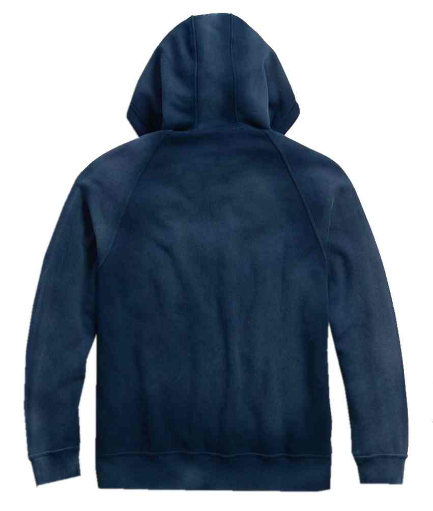 Harley-Davidson® Men's Washed Skull Zippered Hoodie, Dark Indigo
