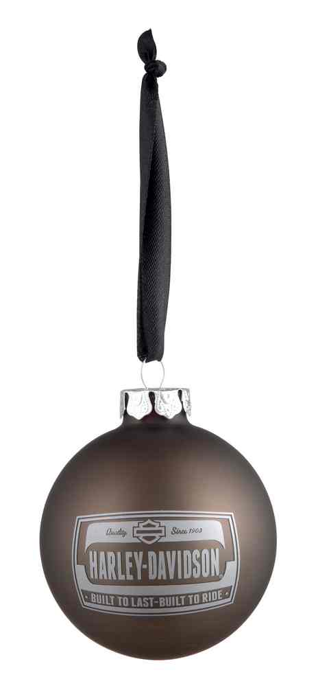 Harley-Davidson Free Shipping - Harley-Davidson Set of 4 Glass Ball Ornaments, 2 Seasonal Graphics 96910-18V - Free Shipping on many products plus Orders Over $99