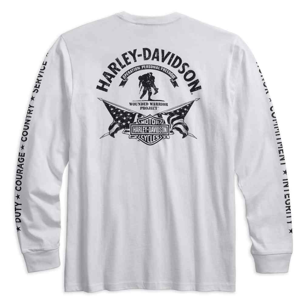 【希少】ハーレーダビッドソン×WOUNDED WARRIOR コラボワークシャツ Harley-Davidson® Men's Wounded Warrior Project Stars & Stripes