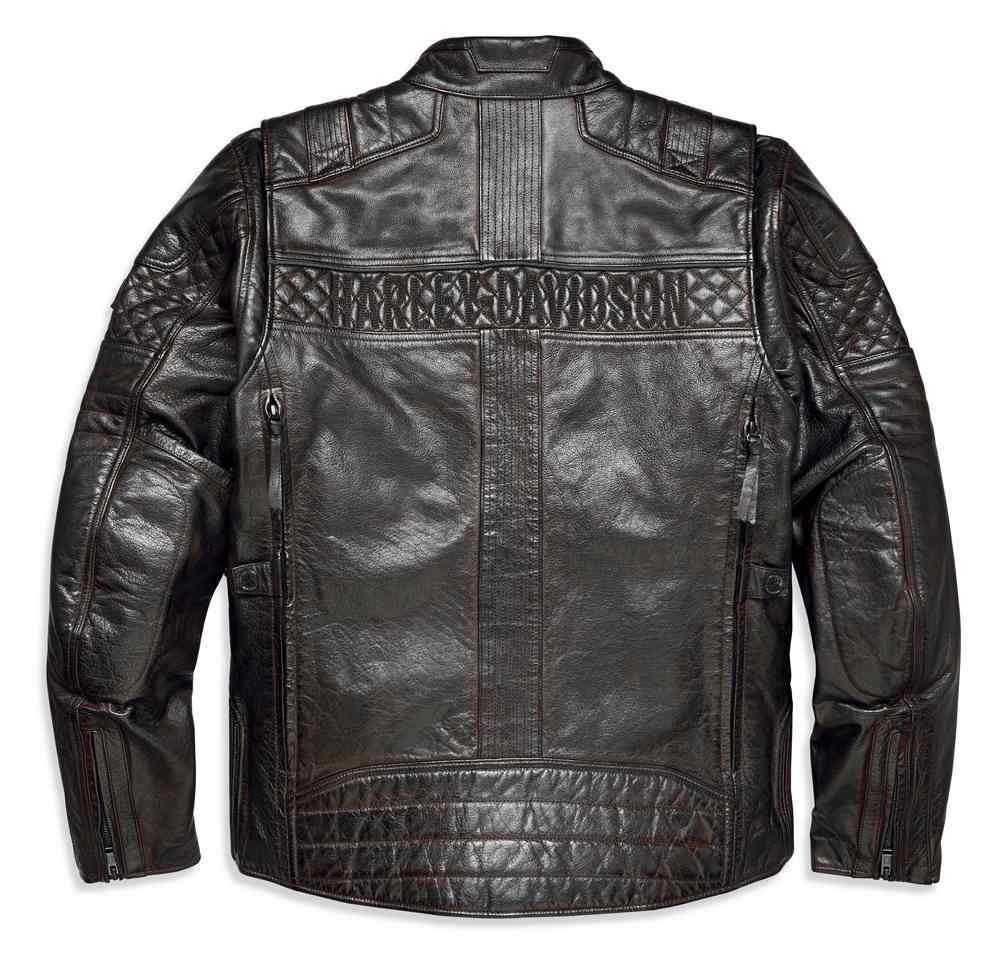 Harley-Davidson® Men's Triple Vent System Ironstone Leather Jacket