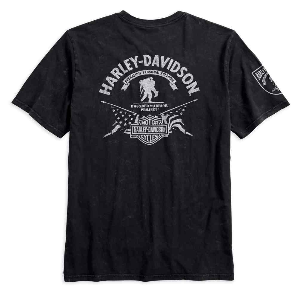 Harley-Davidson Free Shipping - Harley-Davidson Men's Wounded Warrior Project Stars & Stripes Tee 99058-17VM - Free Shipping on many products plus Orders Over $99