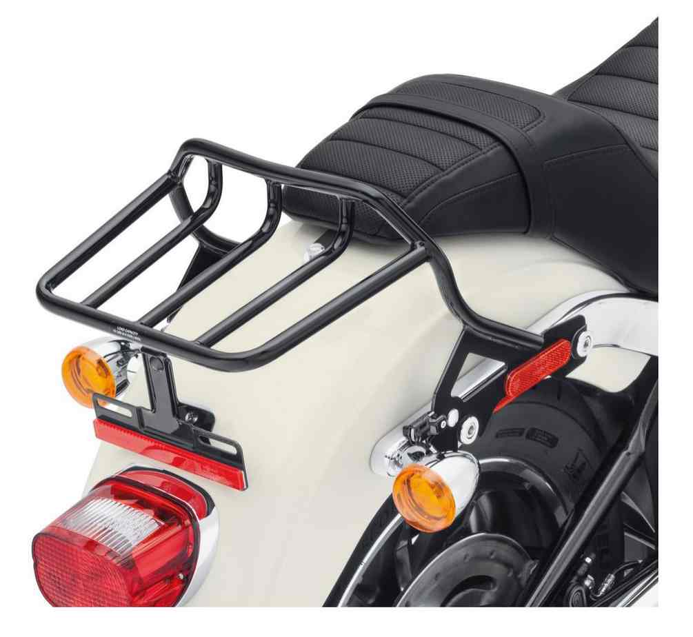 HarleyDavidson® HoldFast TwoUp Luggage Rack Black, Softail Models