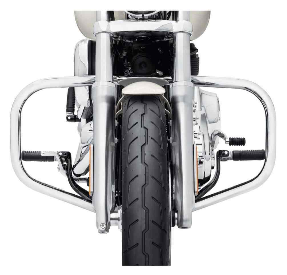 Harley-Davidson Free Shipping - Harley-Davidson One-Piece Engine Guard Kit - Chrome, Softail Models 49000138 - Free Shipping on many products plus Orders Over $99